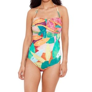 Floral Time and Tru One Piece Swimsuit